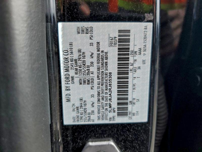 LINCOLN NAUTILUS P 2024 VIN 5LMPJ8JA2RJ835308