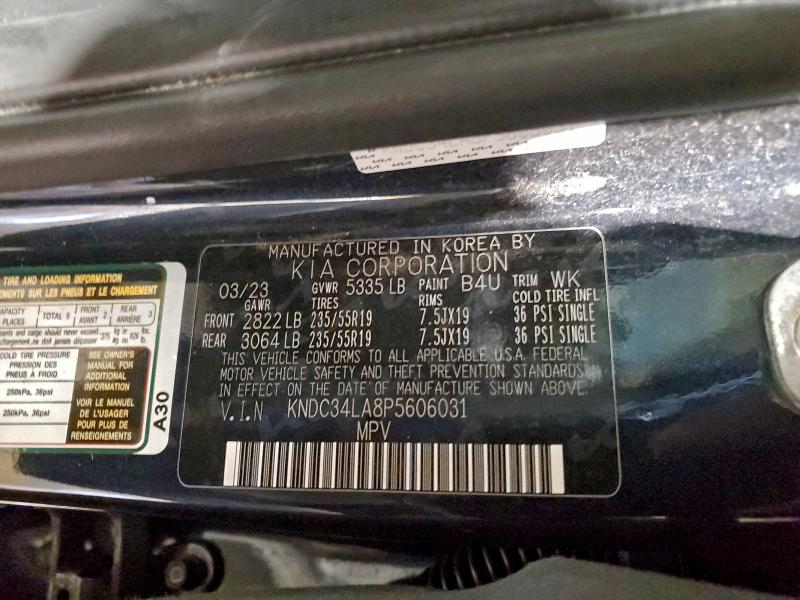 KIA EV6 LIGHT 2023 VIN KNDC34LA8P5606031