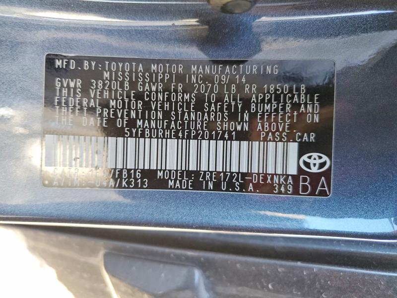 Фото 12 - TOYOTA COROLLA