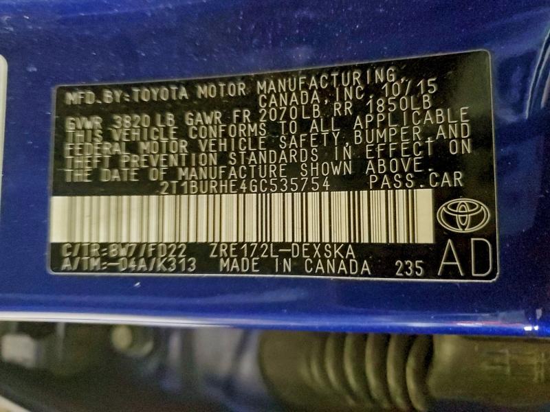 Фото 12 - TOYOTA COROLLA