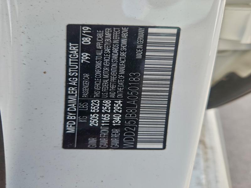 MERCEDES-BENZ CLC-CLASS 2020 VIN WDD2J5JB8LA050183