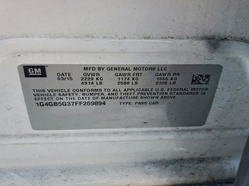 Фото 12 - BUICK LACROSSE