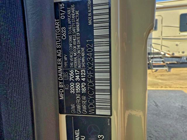 MERCEDES-BENZ G-CLASS 2015 VIN WDCYC7DF9FX234021