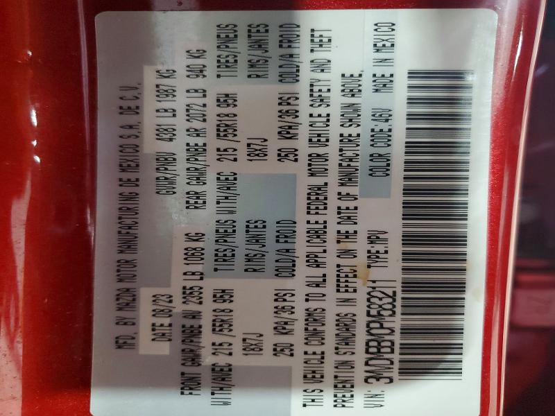 MAZDA CX30 2023 VIN 3MVDMBBM0PM583211