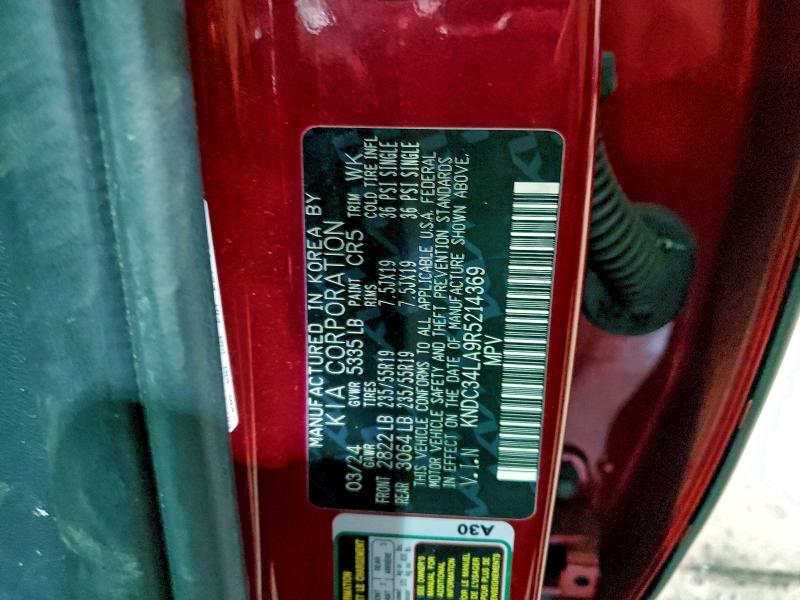 KIA EV6 LIGHT 2024 VIN KNDC34LA9R5214369