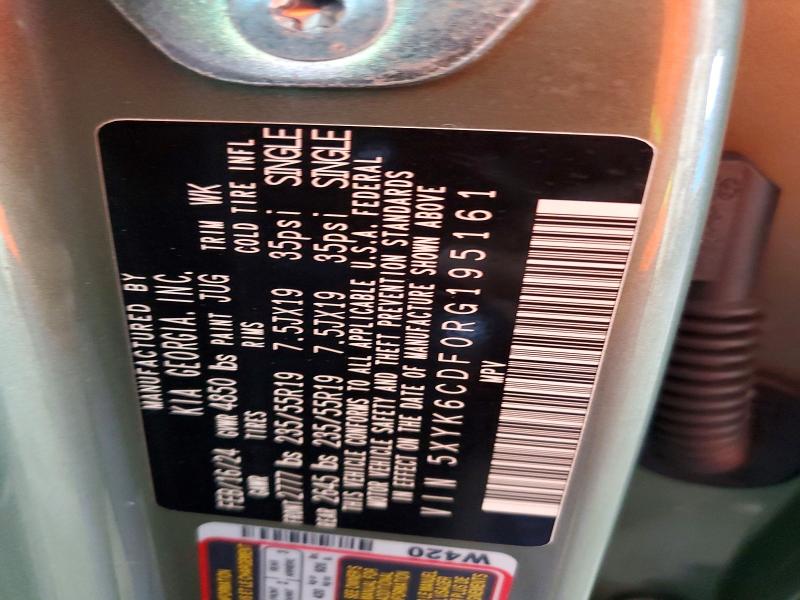 KIA SPORTAGE X 2024 VIN 5XYK6CDF0RG195161