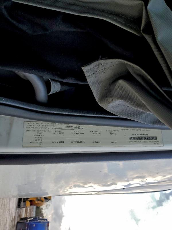 VOLVO VN 2019 VIN 4V4NC9EH9KN902270