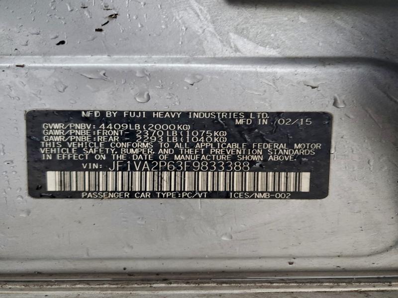 Фото 12 - SUBARU WRX