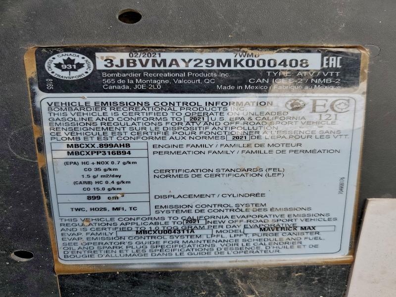 CAN-AM MAVERICK X 2021