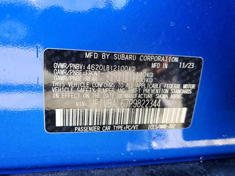 Фото 12 - SUBARU WRX