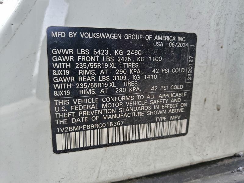 VOLKSWAGEN ID.4 2024 VIN 1V2BMPE89RC015367