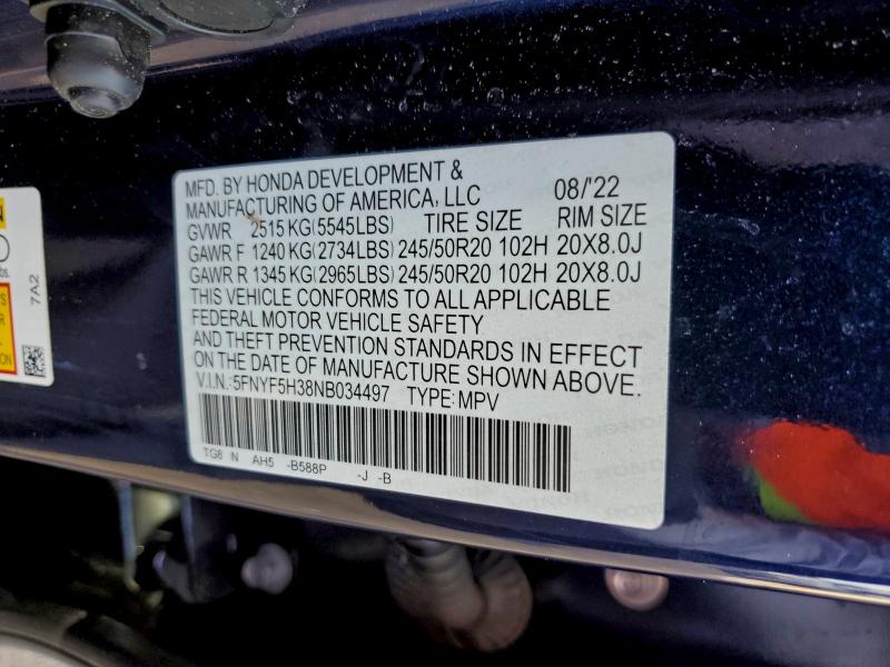 Фото 12 - HONDA PILOT