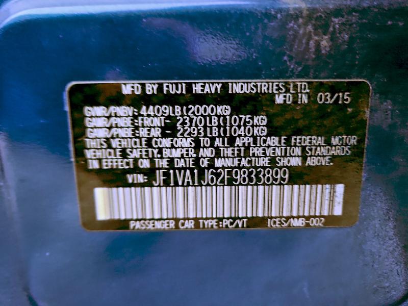 Фото 12 - SUBARU WRX