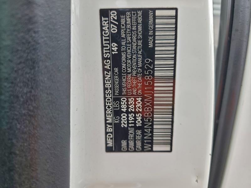 MERCEDES-BENZ GLA-CLASS 2021 VIN W1N4N5BBXMJ158529