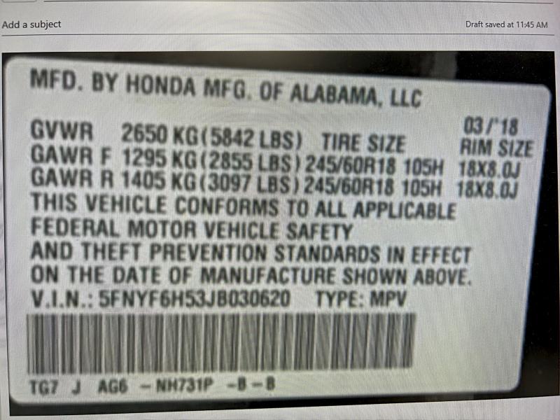 Фото 14 - HONDA PILOT