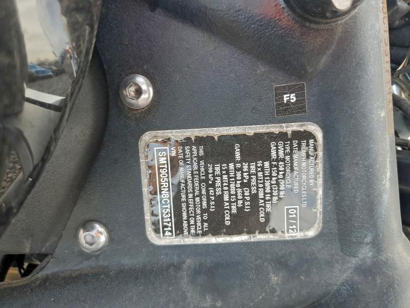 TRIUMPH AMERICA 2012