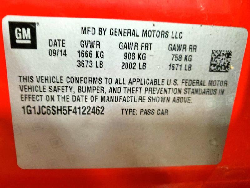 Фото 12 - CHEVROLET SONIC