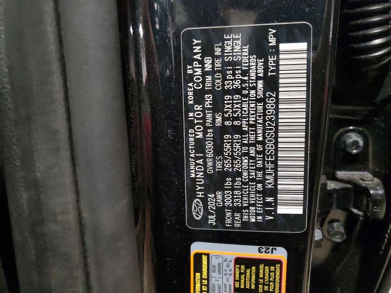 GENESIS GV80 STAND 2025 VIN KMUHFESB0SU239862