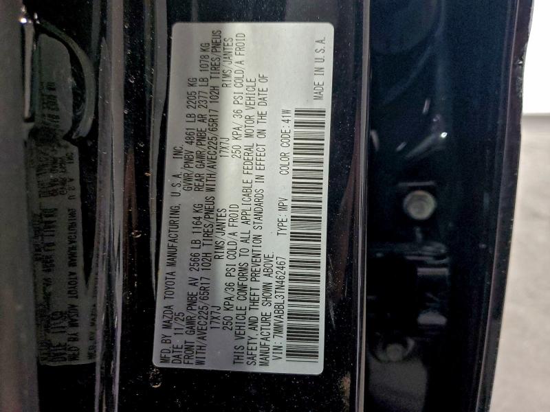 MAZDA CX-50 2026 VIN 7MMVABBL3TN462467