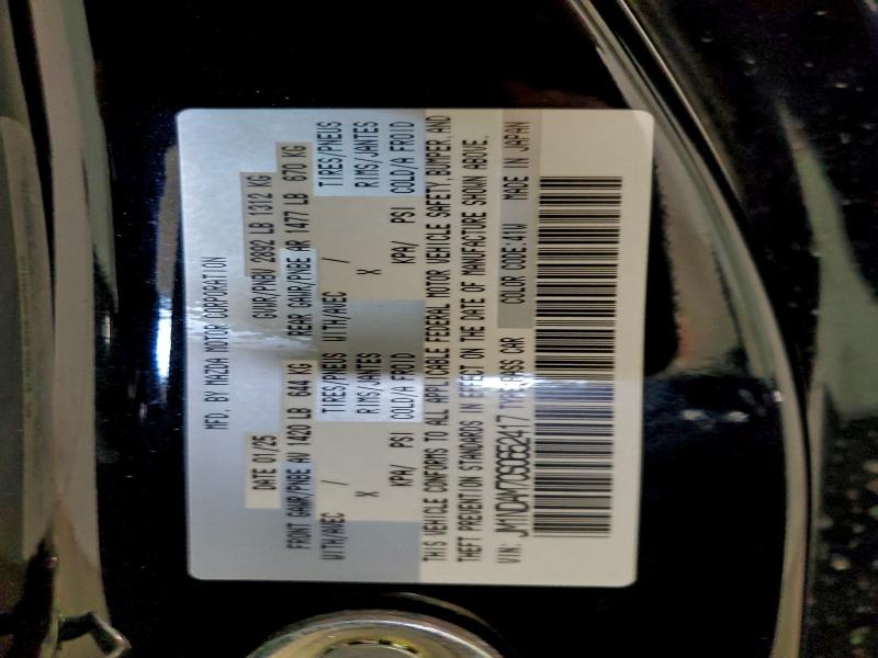 MAZDA MX5 2025 VIN JM1NDAM70S0652417