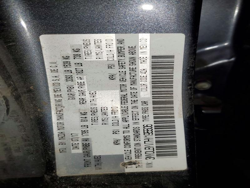 TOYOTA YARIS 2017 VIN 3MYDLBYV7HY195506