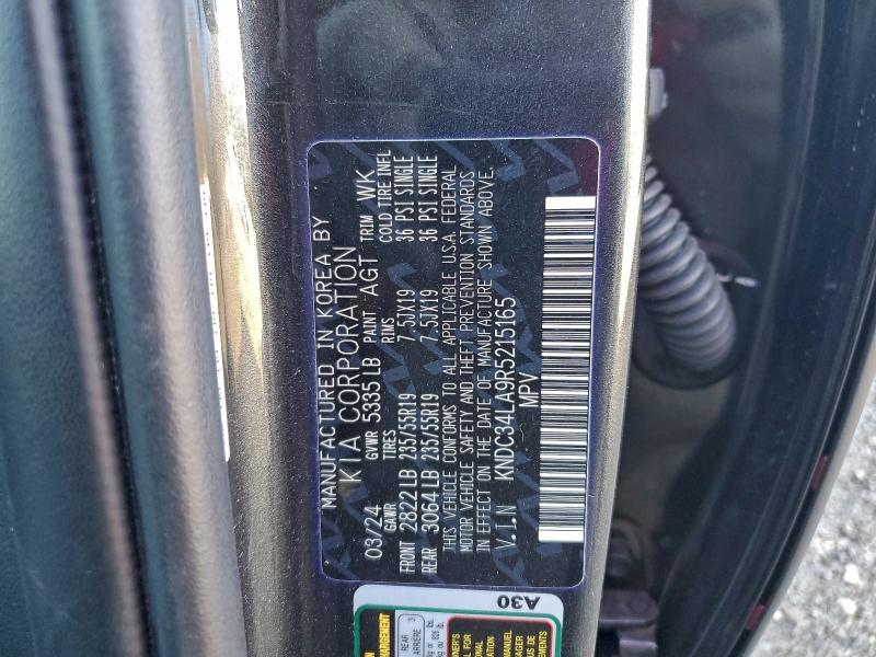 KIA EV6 LIGHT 2024 VIN KNDC34LA9R5215165