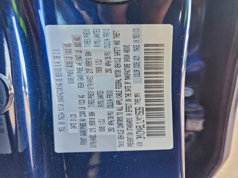 MAZDA CX30 2020 VIN 3MVDMABL1LM116939