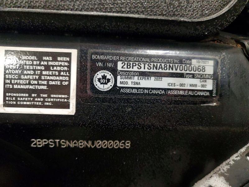 SKI-DOO SNOWMOBILE 2022