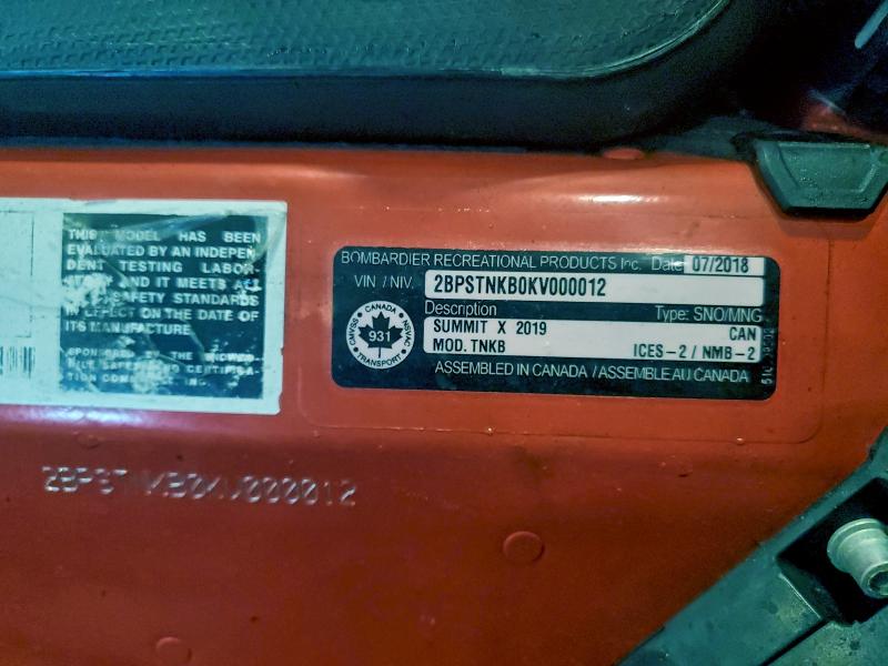 SKI-DOO SNOWMOBILE 2019