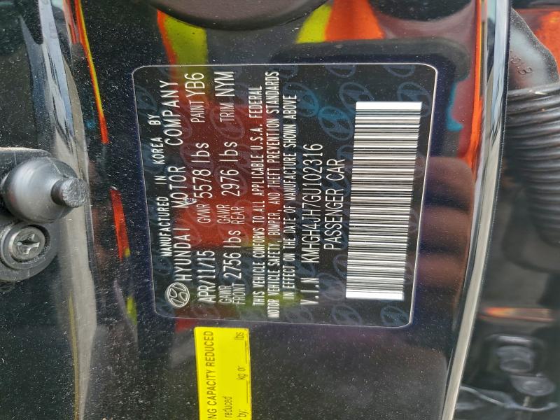 HYUNDAI EQUUS 2016 VIN KMHGH4JH7GU102316