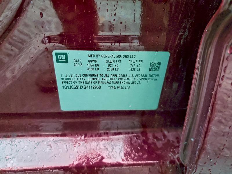 Фото 12 - CHEVROLET SONIC