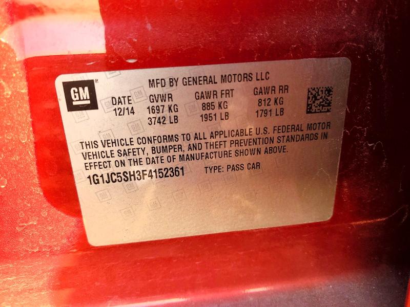 Фото 12 - CHEVROLET SONIC