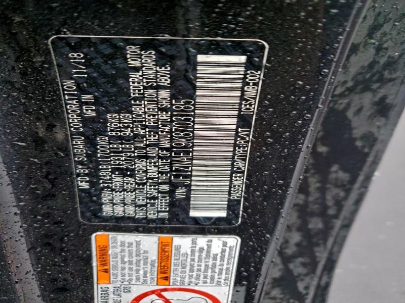 TOYOTA 86 2019 VIN JF1ZNAE19K8703185