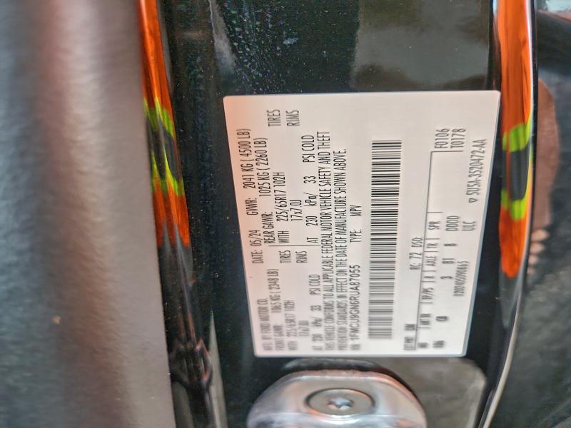 FORD ESCAPE ACT 2024 VIN 1FMCU9GN6RUA87055