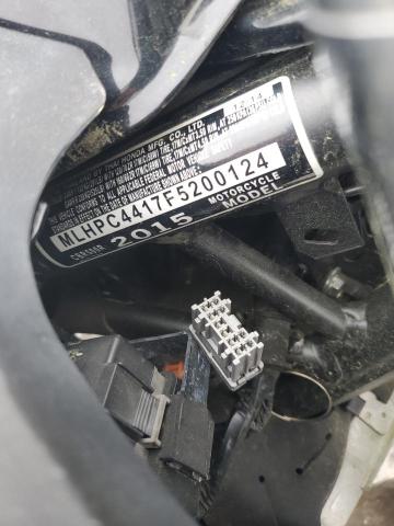 HONDA CBR CYCLE 2015 VIN MLHPC4417F5200124