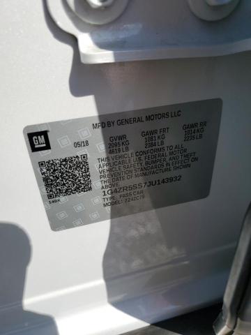 BUICK LACROSSE 2018 VIN 1G4ZR5SS7JU143932