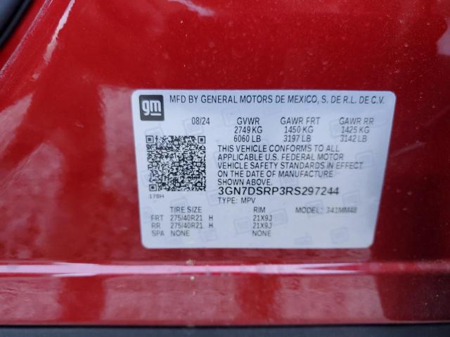 CHEVROLET EQUINOX 2R 2024 VIN 3GN7DSRP3RS297244