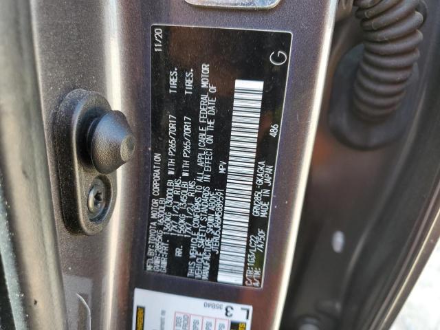 TOYOTA 4RUNNER 2021 VIN JTERU5JR6M5889591