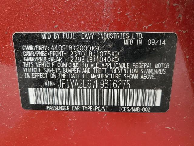 Фото 13 - SUBARU WRX