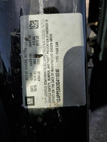 BUICK VERANO 2016 VIN 1G4PP5SK0G4118246