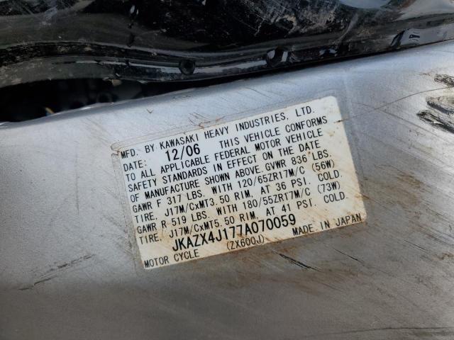 KAWASAKI ZX 2007