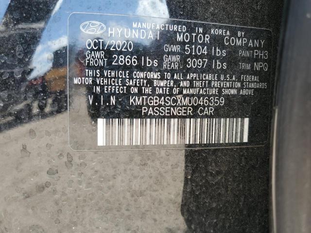 GENESIS G80 2021 VIN KMTGB4SCXMU046359