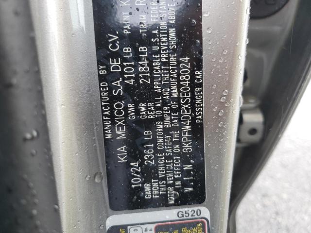 KIA K4 GT LINE 2025 VIN 3KPFW4DEXSE048024