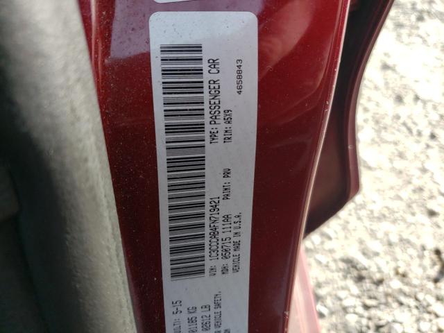 CHRYSLER 200 2015 VIN 1C3CCCAB4FN719421