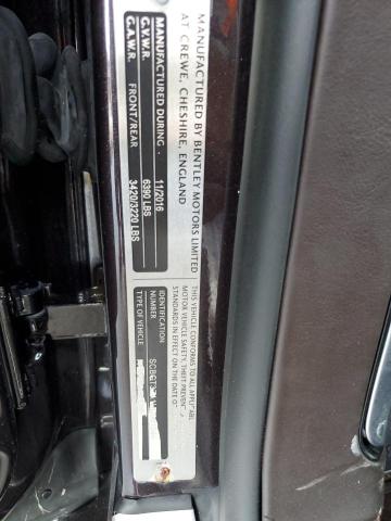 BENTLEY CONTINENTA 2017 VIN SCBGT3ZA1HC061244