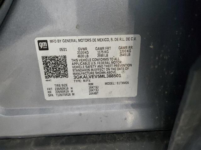 GMC TERRAIN 2021 VIN 3GKALVEV5ML388501