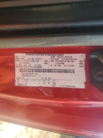 FORD F550 2017 VIN 1FD0X5HT1HEF49952