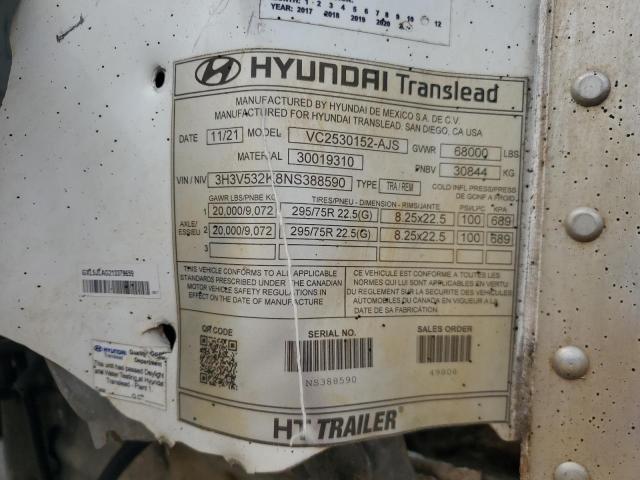 HYUNDAI ALL OTHER 2022 VIN 3H3V532K8NS388590