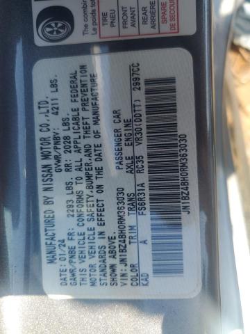 NISSAN Z PERFORMA 2024 VIN JN1BZ4BH0RM363030