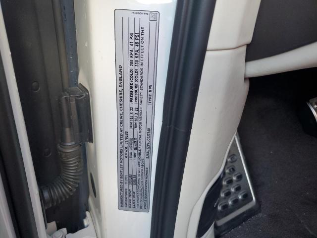 BENTLEY ALL MODELS 2020 VIN SJAAJ2ZV4LC027640